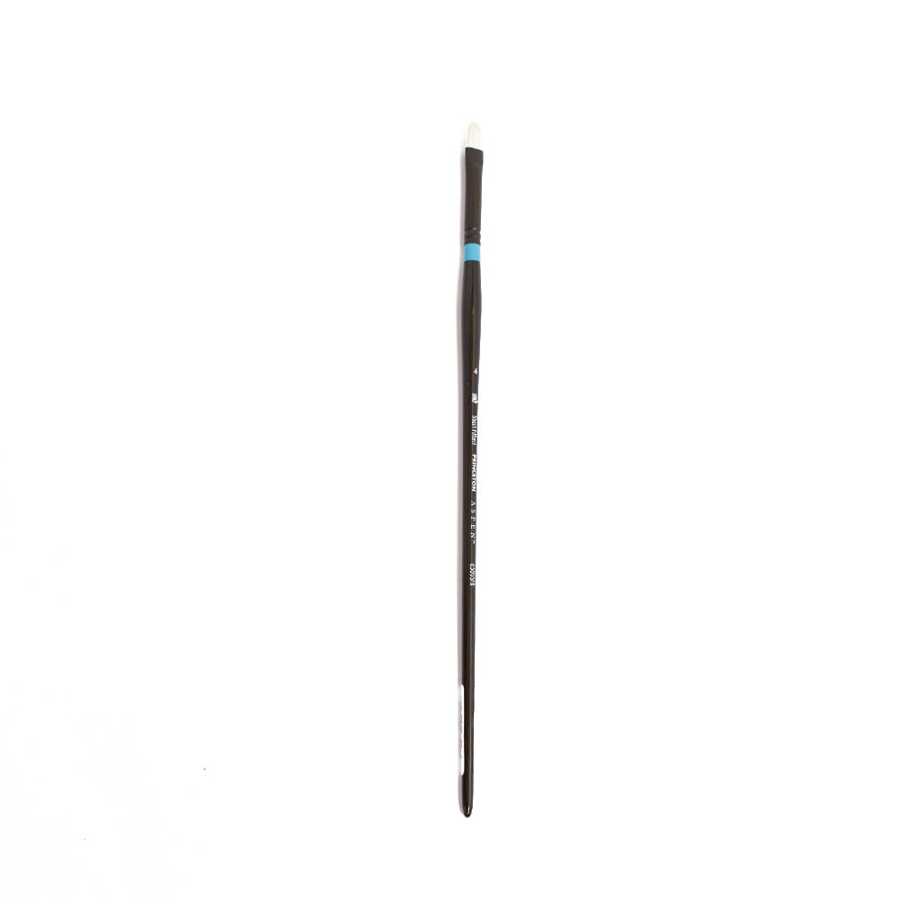Princeton, Brushes, Art & School, SynthBristle, Oil Acryc, Aspen, Short Handle, Filbert, 4, 398170